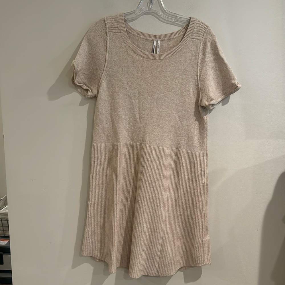 Anthropologie small cream dress